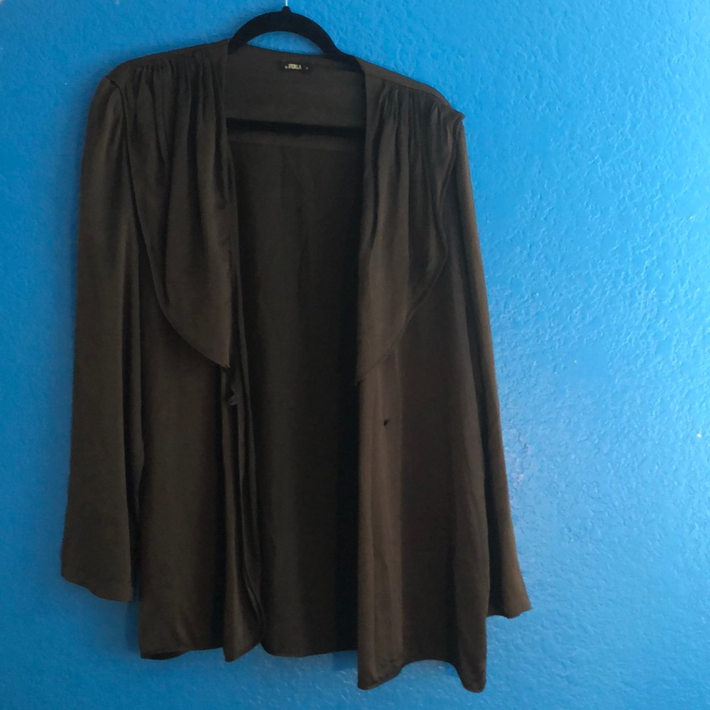 La Perla Brown Silk Light Blazer